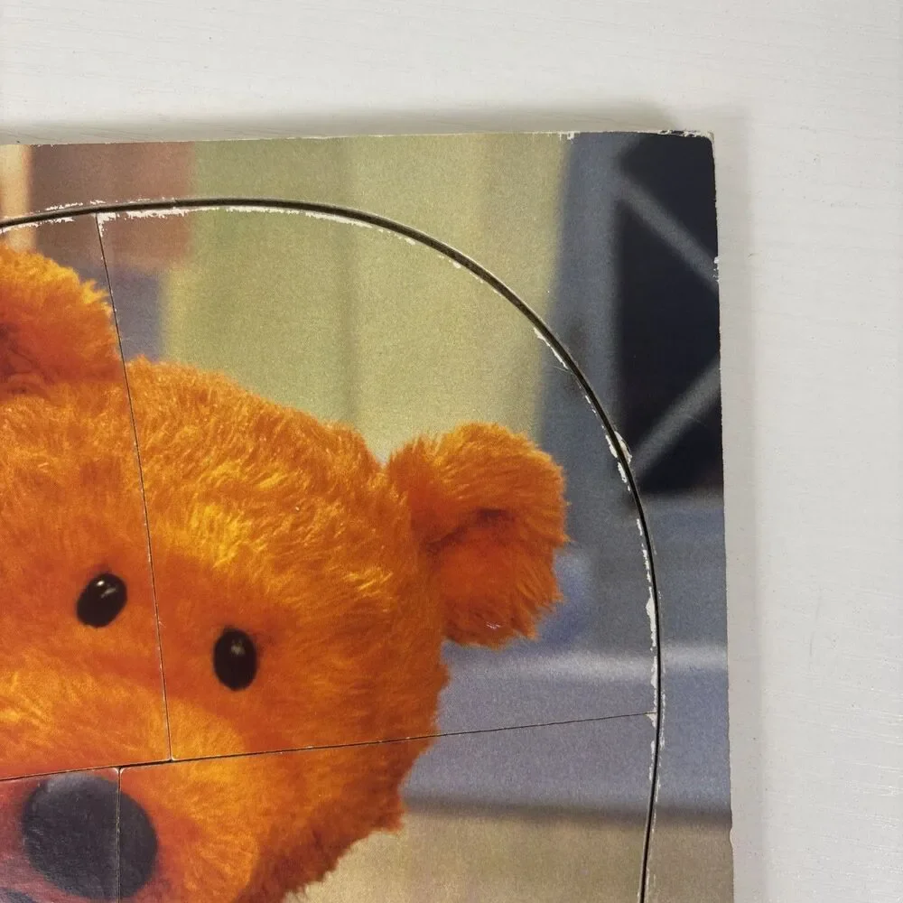 Jim Henson Bear In The Big Blue House 9.5”x11.5” Rare Vintage Mattel Puzzle